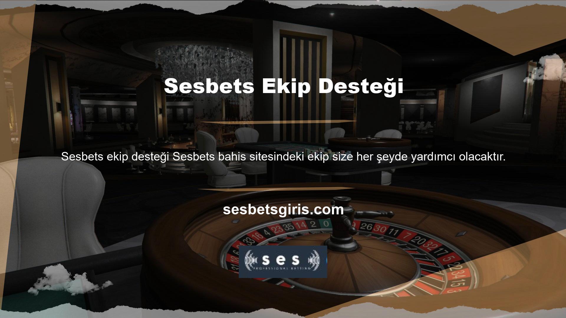 Sesbets müşteri hizmetlerinin kalitesine sahip birçok bahis forumunda üne sahip bir site olarak tanımlanmaktadır